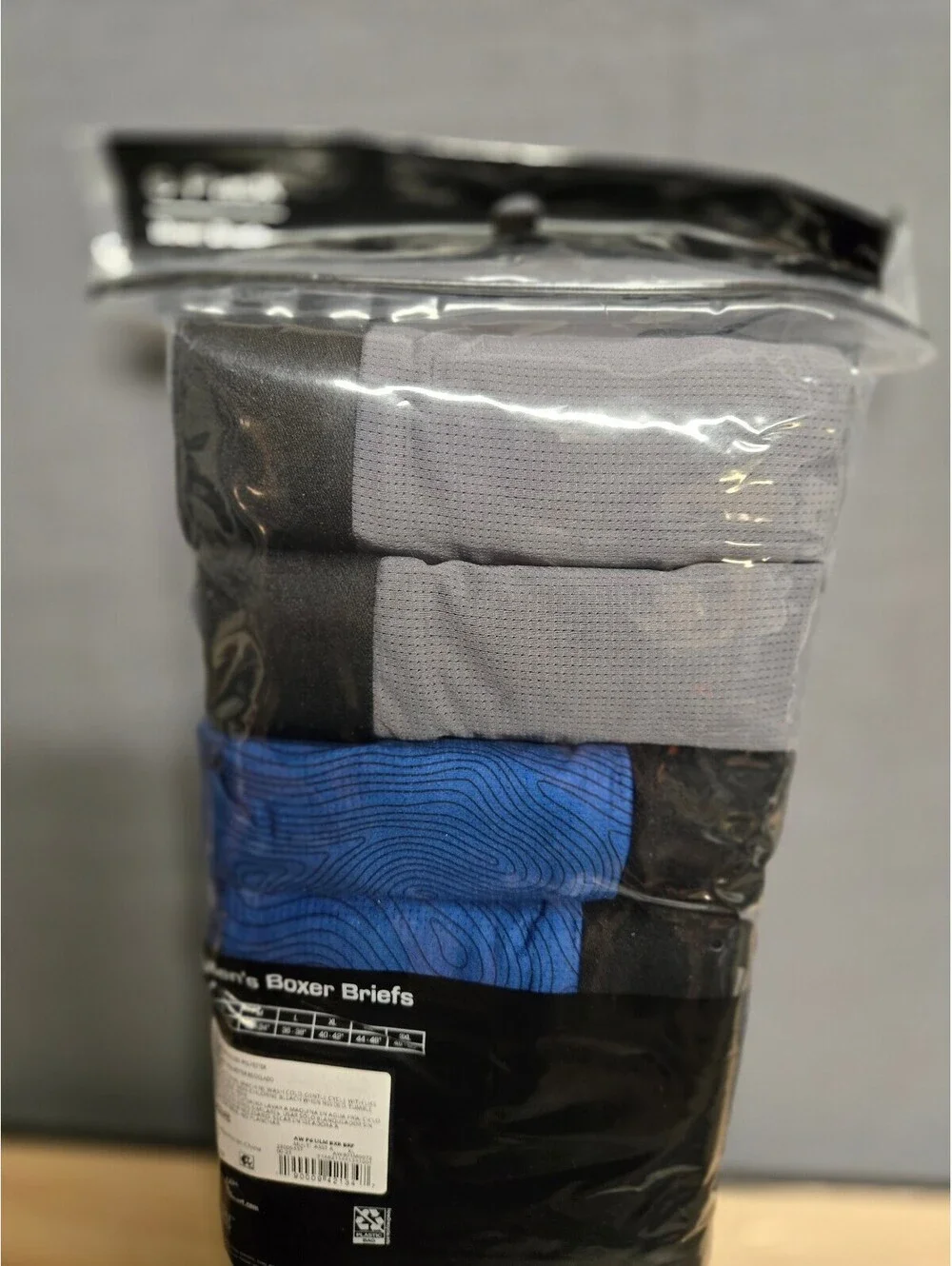 Athletic Works Men's 5 Pack Boxer Briefs Size 40-42